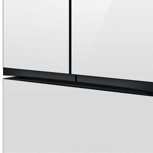 Samsung Bespoke 36 in. 30.1 cu. ft. Smart French Door Refrigerator with Internal Water AutoFill Pitcher - White Glass, White Glass, hires