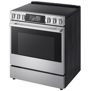 LG Signature 30 in. 6.3 cu. ft. Smart Air-Fry True European Convection Slide-in Electric Range with 4 Induction Burners & 1 Radiant Burner - PrintProof Stainless Steel, , hires