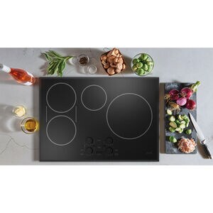 Cafe 30 in. 4-Burner Smart Induction Cooktop with Simmer Burner & Power Burner - Black, , hires