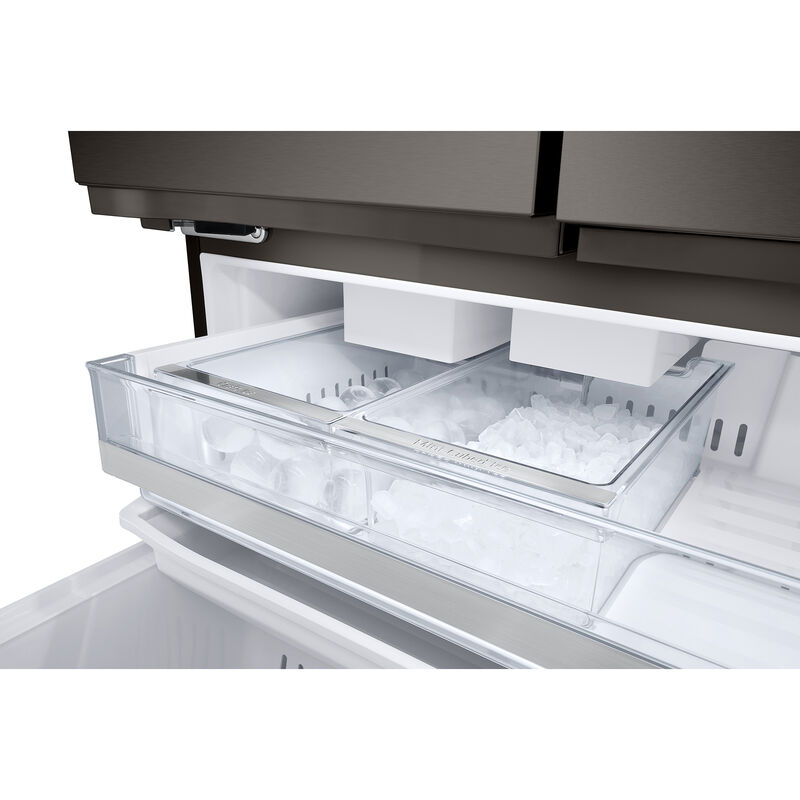 LG 36 in. 25.5 cu. ft. Smart Counter Depth French Door Refrigerator with Ice & Water Dispenser - PrintProof Black Stainless Steel, PrintProof Black Stainless Steel, hires