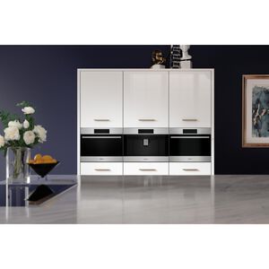 Wolf E Series 24 in. 1.6 cu. ft. 900W Built-In Microwave with Sensor Cooking - Stainless Steel, , hires