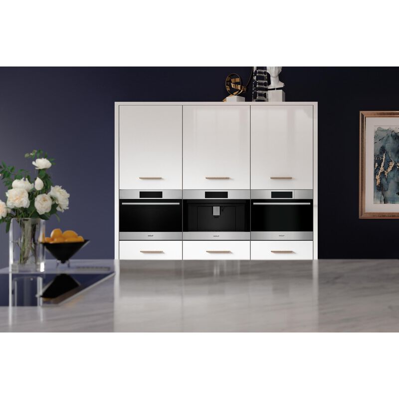 Wolf E Series 24 in. 1.6 cu. ft. 900W Built-In Microwave with Sensor Cooking - Stainless Steel, , hires