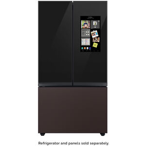 Samsung BESPOKE 3-Door French Door Top Panel for Refrigerators - Charcoal Glass, , hires