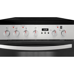 Frigidaire 24 in. 1.9 cu. ft. Standard Convection Electric Range with Smoothtop Burners - Stainless Steel, Stainless Steel, hires