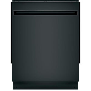 GE 24 in. Top Control Dishwasher with 51 dBa Sound Level, Condensate Dry & Pocket - Black, Black, hires