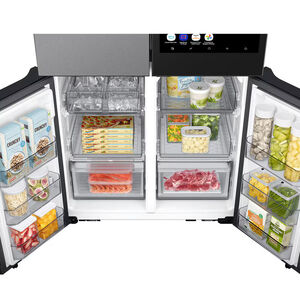 Samsung Bespoke 36 in. 22.5 cu. ft. Smart Counter Depth 4-Door French Door Refrigerator with Internal Water Dispenser - Fingerprint Resistant Stainless Steel, Fingerprint Resistant Stainless, hires