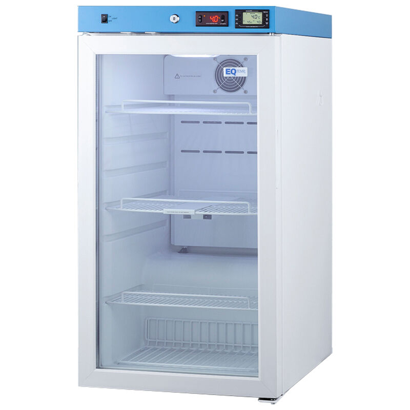 Summit 19 in. 3.1 cu. ft. Mini Fridge - Glass White | P.C. Richard