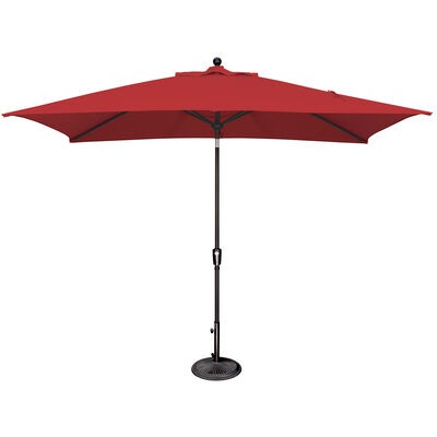 SimplyShade Catalina 6'6" x 10' Market Umbrella - Jockey Red | SSUM926X10RT
