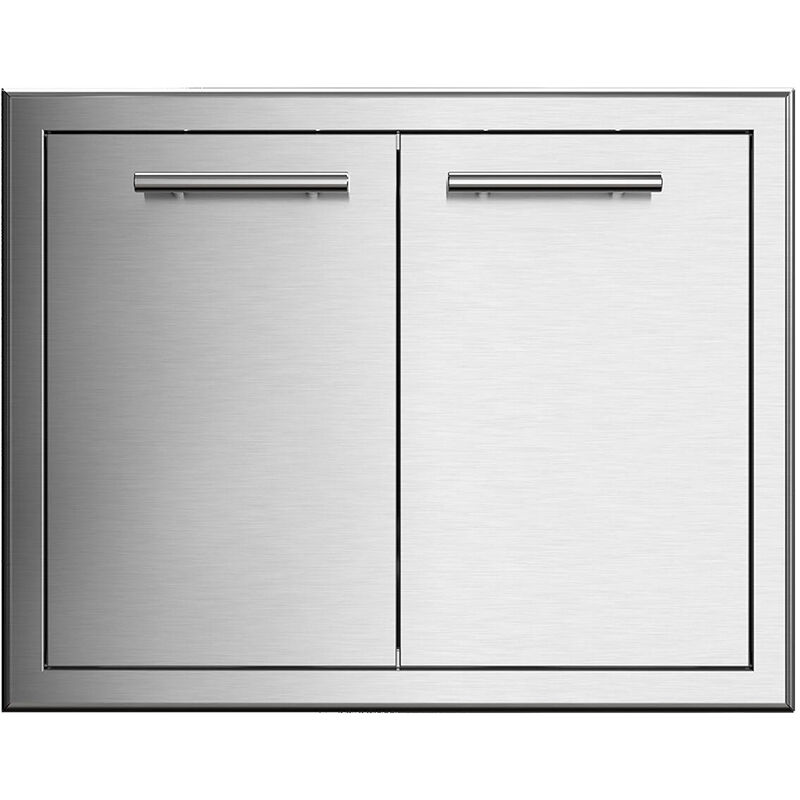 XO 30 in. Pro-Grade Luxury Double Access Doors - Stainless Steel, , hires