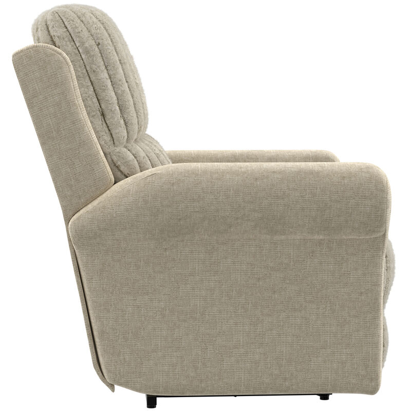 Jackson Furn Foxy Power Lay Flat Recliner with Zero Gravity - Porcelain, , hires