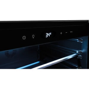 Frigidaire 24 in. 5.3 cu. ft. Built-In/Freestanding Beverage Center with Adjustable Shelves & Digital Control - Stainless Steel, , hires