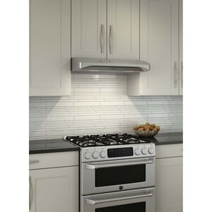 Broan 36 in. Standard Style Range Hood with 3 Speed Settings, 375 CFM, Convertible Venting & 2 LED Lights - Stainless Steel, , hires