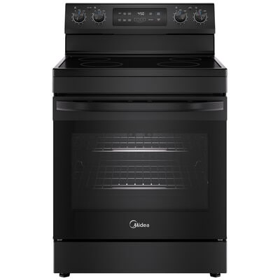 Midea 30 in. 6.3 cu. ft. Electric Range with Radiant Burners - Black | MER30S2ABB