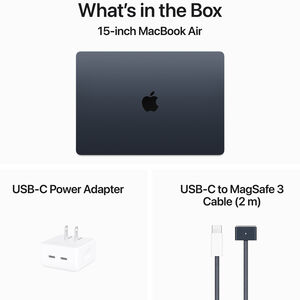 Apple 15" MacBook Air 256Gb (M3, Midnight), , hires