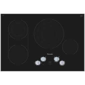 Thermador Masterpiece Series 30 in. 4-Burner Electric Cooktop with Simmer Burner & Power Burner - Black, , hires