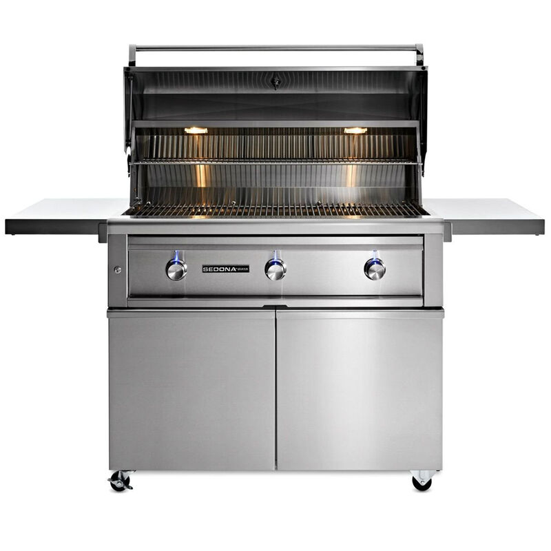 Sedona by Lynx 42 in. 3-Burner LP Gas Grill with Electronic Ignition System & Sear Burner - Stainless Steel, , hires