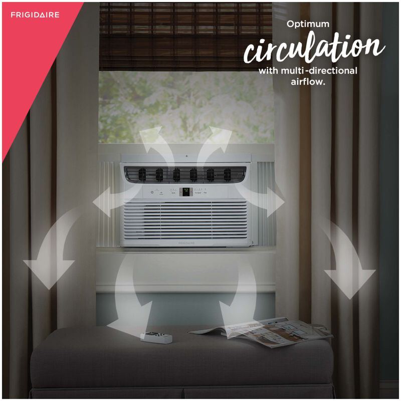 Frigidaire 6,000 BTU 115V Window Air Conditioner with 3 Fan Speeds, Sleep Mode & Remote Control - White, , hires