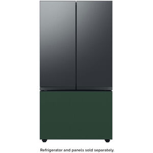 Samsung BESPOKE 3-Door French Door Top Panel for Refrigerators - Matte Black Steel, , hires