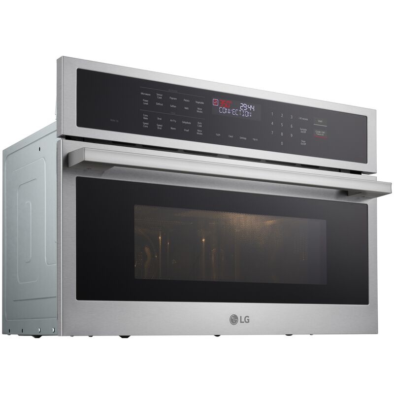 LG 30 in. 1.7 cu. ft. Smart Speed Electric Single Wall Oven with Standard Convection & Sensor Cooking - Stainless Steel, , hires