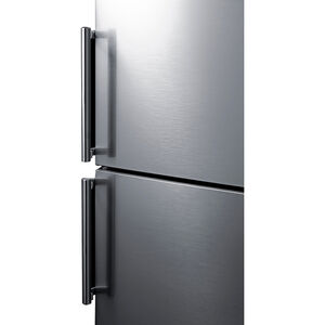 Summit Thin Line Series 24 in. 10.8 cu. ft. Counter Depth Bottom Freezer Refrigerator - Stainless Steel Look, , hires