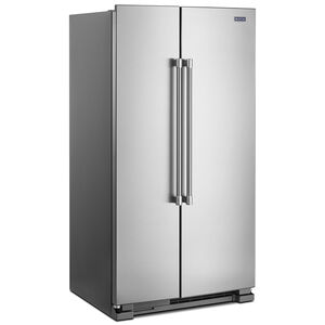 Maytag 36 in. 24.9 cu. ft. Side-by-Side Refrigerator - Stainless Steel, , hires
