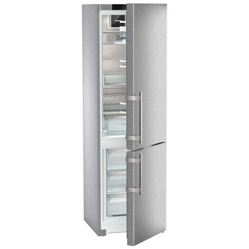 Liebherr Peak 24 in. 12.8 cu. ft. Smart Counter Depth Bottom Freezer Refrigerator Right Hinged - Stainless Steel, , hires