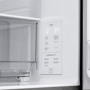 LG 36 in. 24.5 cu. ft. Smart Counter Depth 4-Door French Door Refrigerator with Ice & Water Dispenser - PrintProof Stainless Steel, , hires