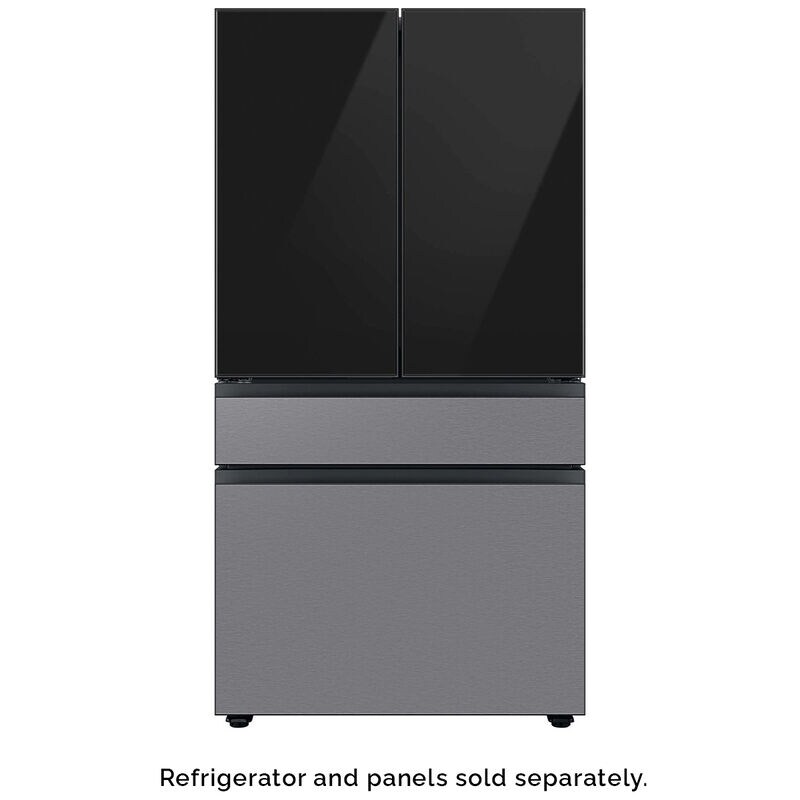 Samsung Bespoke 4-Door French Door Bottom Panel for Refrigerators - Stainless Steel, , hires