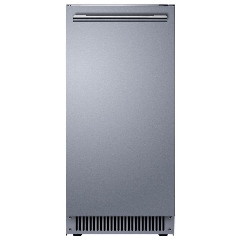 Summit 15 in. Built-In Undercounter Outdoor Commercial-Use Ice Maker with 26 lb. Ice Storage, Auto-Defrost & Digital Control - Stainless Steel, , hires