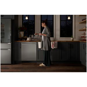 LG 24 in. Top Control Flush-Mount Smart Dishwasher with 49 dBA Sound Level & AutoVent Dry - Stainless Steel, , hires