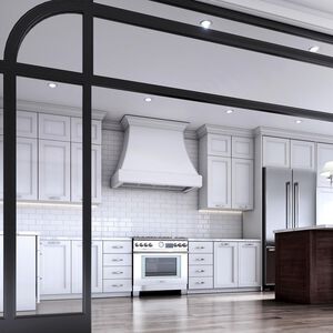 XO 42 in. Convertible Standard Style Range Hood with 1000 CFM, 3 Fan Speeds & 4 LED Lights - Stainless Steel, , hires