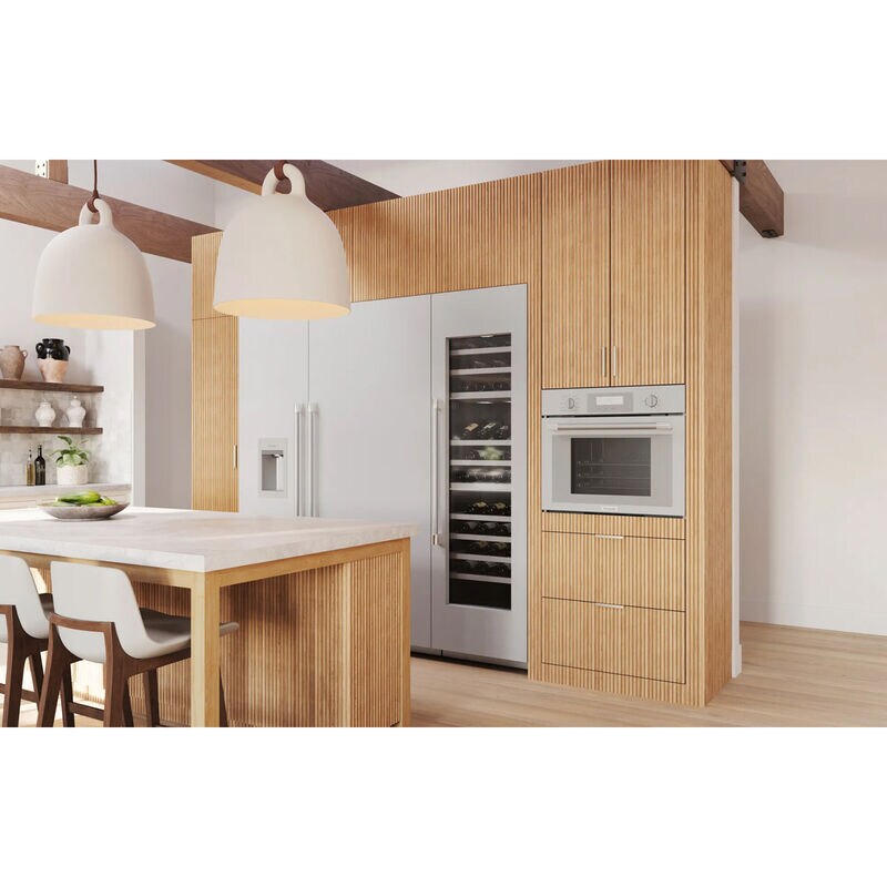 Thermador Professional Series 30 in. 2.8 cu. ft. Smart Steam Electric Single Wall Oven with True European Convection - Stainless Steel, , hires