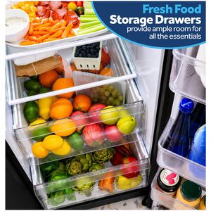 GE 36 in. 28.5 cu. ft. Garage-Ready Side-by-Side Refrigerator - Black, Black, hires