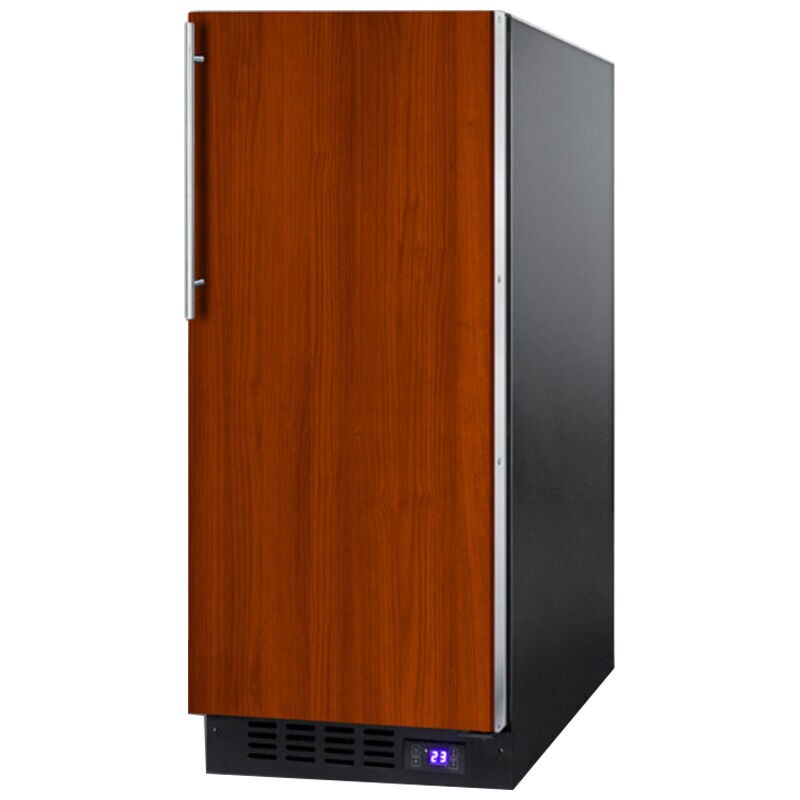 Summit 15 in. 2.4 cu. ft. Built-in Frost Free Compact Upright Freezer with Adjustable Shelves - Custom Panel Ready, , hires