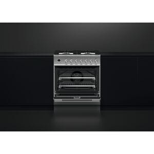 Fisher & Paykel Series 9 30 in. 3.5 cu. ft. True European Convection Dual Fuel Range with 4 Sealed Burners - Stainless Steel, , hires