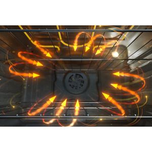 Whirlpool 30 in. 5.3 cu. ft. Air-Fry Standard Convection Electric Range with Radiant Burners - Black Stainless, , hires