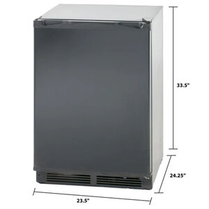 Avanti 24 in. 5.2 cu. ft. Mini Fridge with Freezer Compartment - Black, , hires