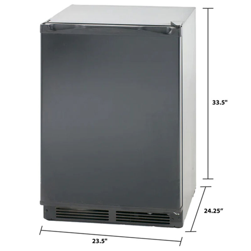 Avanti 24 in. 5.2 cu. ft. Mini Fridge with Freezer Compartment - Black, , hires