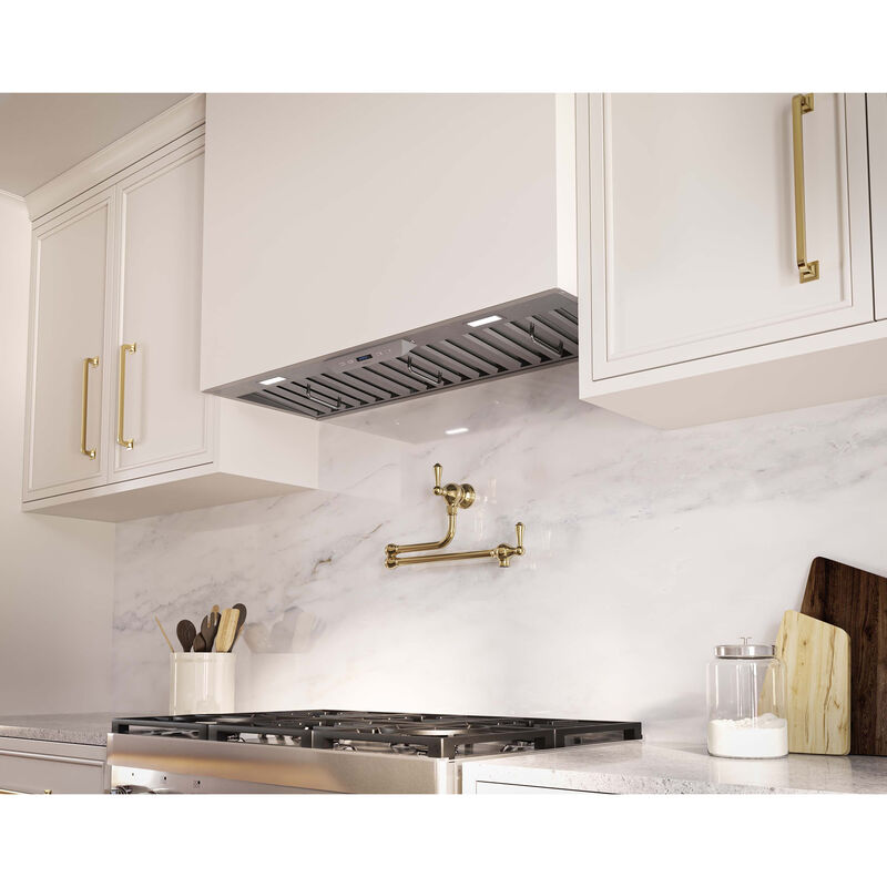 Zephyr Tornado III 40 in. Ducted Standard Style Range Hood with 3 Fan Speeds & 2 LED Lights - Stainless Steel, , hires