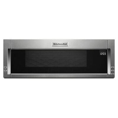 KitchenAid 30" 1.1 Cu. Ft. Over-the-Range Microwave with 10 Power Levels, 500 CFM & Sensor Cooking Controls - Stainless Steel | KMLS311HSS