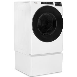 Whirlpool 27 in. 4.5 cu. ft. Stackable Front Load Washer with Sanitize, Steam & Quick Wash Cycles - White, White, hires