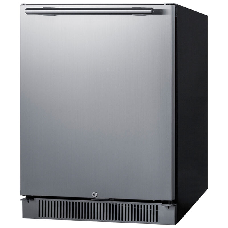 Summit 24 in. 4.6 cu. ft. Outdoor Mini Fridge - Stainless Steel, , hires