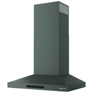 KitchenAid 30 in. Convertible Chimney Style Range Hood with 400 CFM, 4 Fan Speeds & 2 LED Lights - Juniper, , hires