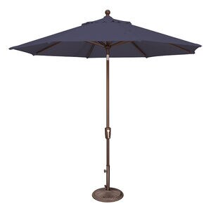 SimplyShade Catalina 9' Octagon Push Button Market Umbrella in Sunbrella Fabric - Navy, Navy, hires