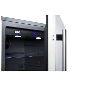 Summit 24 in. 4.6 cu. ft. Left-Hinged Outdoor Undercounter Refrigerator - Stainless Steel, , hires
