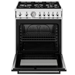Bertazzoni Professional Series 30 in. 4.7 cu. ft. Convection Oven Freestanding Natural Gas Range with 5 Sealed Burners - Stainless Steel, , hires