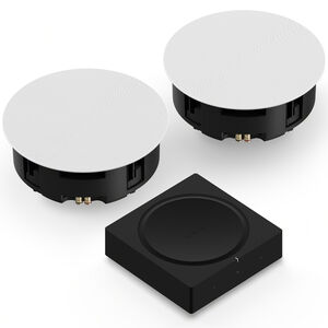 Sonos & Sonance 8" In-Ceiling Speakers (Pair) - White, , hires