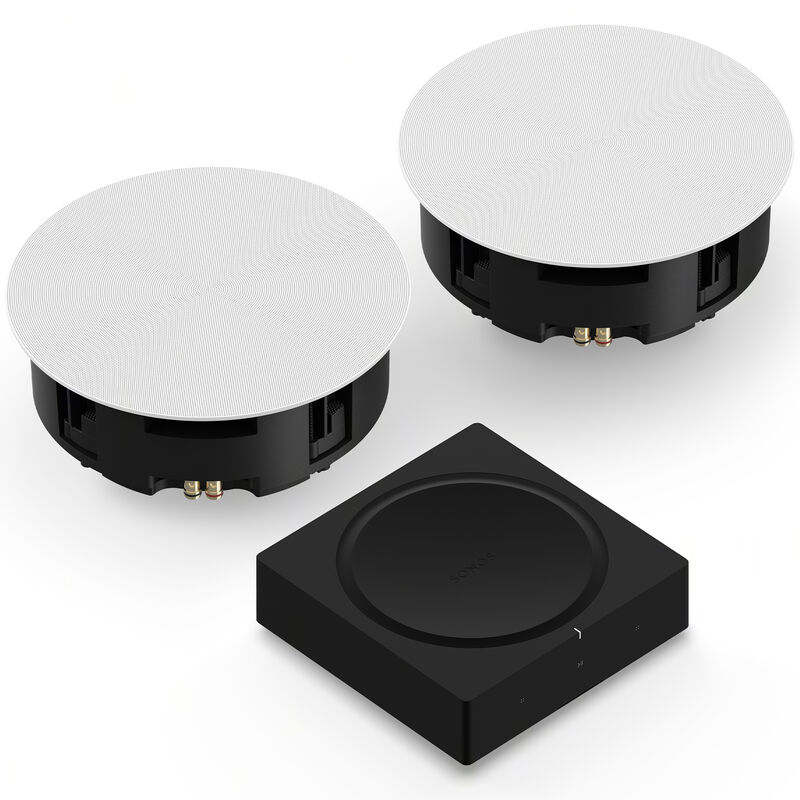 Sonos & Sonance 8" In-Ceiling Speakers (Pair) - White, , hires
