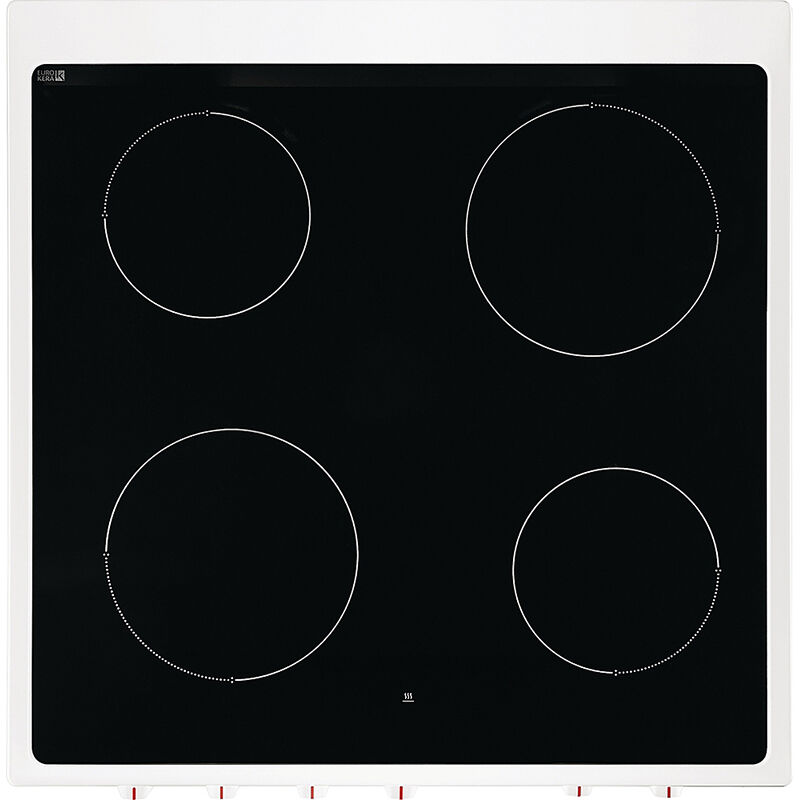 Frigidaire 24 in. 1.9 cu. ft. Standard Convection Electric Range with Smoothtop Burners - White, White, hires