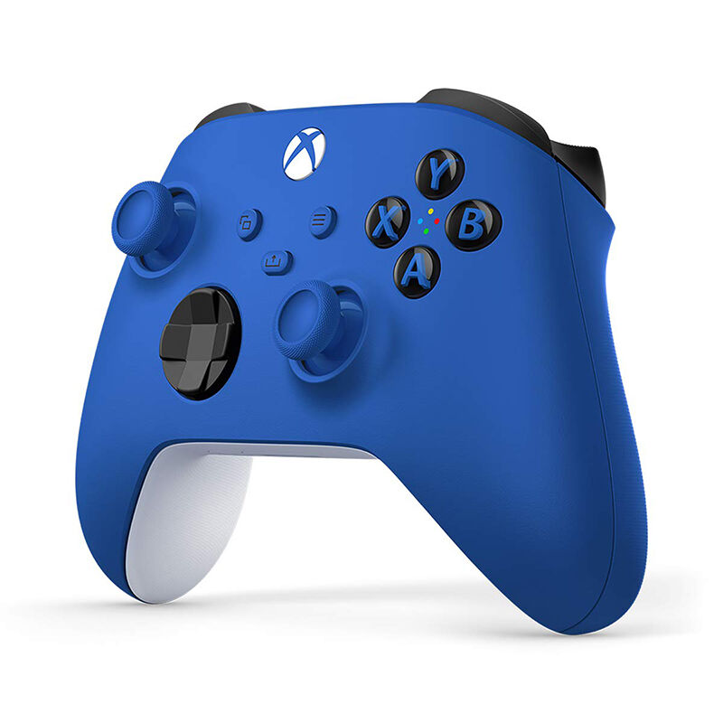 Xbox - Wireless Controller for Xbox Series X, Xbox Series S, and Xbox One - Shock Blue, Blue, hires
